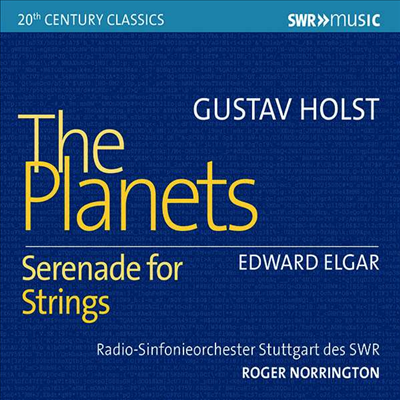 홀스트: 행성 모음곡 &amp; 엘가: 현을 위한 세레나데 (Holst: The Planets op.32 &amp; Elgar: Serenade for Strings)(CD) - Roger Norrington