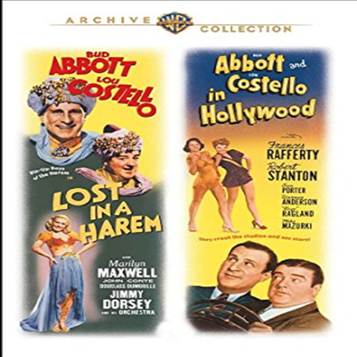 Lost In A Harem / Abbott & Costello In Hollywood (로스트 인 하렘/애보트와 코스텔로) (지역코드1)(한글무자막)(DVD-R)