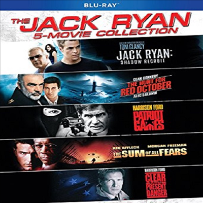 Jack Ryan 5-Movie Collection (잭 라이언 5무비 컬렉션)(한글무자막)(Blu-ray)