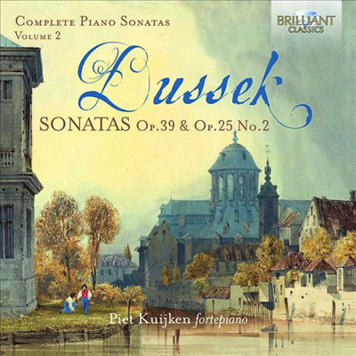 두섹: 피마노 작품 전곡 2집 (Dussek: Complete Piano Works Vol.2)(CD) - Piet Kuijken