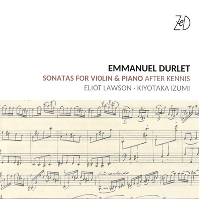 뒤를레: 바이올린 소나타 (Durlet: Violin Sonatas)(CD) - Eliot Lawson