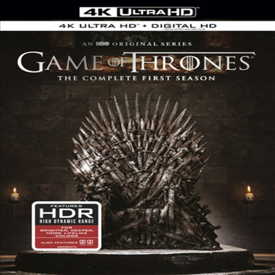Game Of Thrones: The Complete First Season (왕좌의 게임: 시즌 1) (한글무자막)(4K Ultra HD + Digital HD)