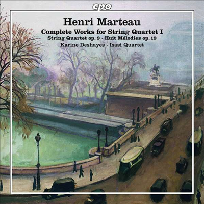 마르티누: 현악 사중주 전곡 1집 (Marteau: The Complete Works for String Quartet Vol.1)(CD) - Isasi Quartet