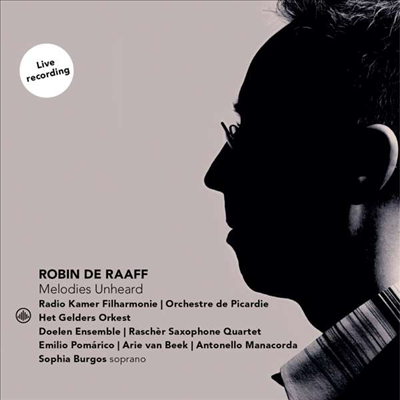 로빈 데 라프: 교향곡 1, 2 &amp; 4번 (Robin de Raaff: Symphonies Nos.1, 2 &amp; 4)(CD) - Emilio Pomarico