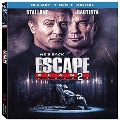 Escape Plan 2: Hades (이스케이프 플랜 2: 하데스) (한글무자막)(Blu-ray + DVD + Digital)
