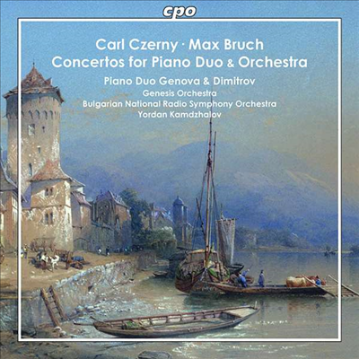 브루흐: 두 대의 피아노를 위한 협주곡 & 체르니: 네 손을 위한 피아노 협주곡 (Bruch: Concerto for Two Pianos & Czerny: Piano Concerto for Four Hands)(CD) - Aglika Genova