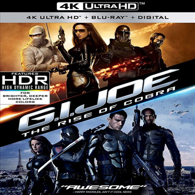 G.I. Joe: The Rise Of Cobra (지.아이.조 - 전쟁의 서막) (2009) (한글무자막)(4K Ultra HD + Blu-ray + Digital)