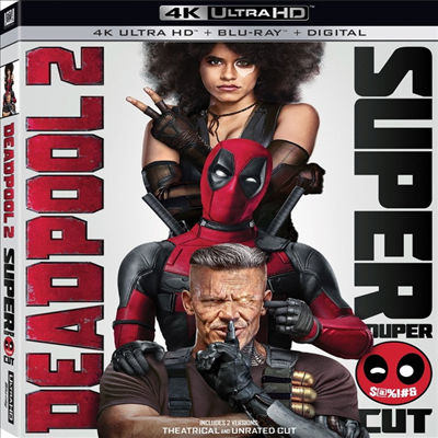 Deadpool 2 (데드풀 2) (2018) (한글무자막)(4K Ultra HD + Blu-ray + Digital)