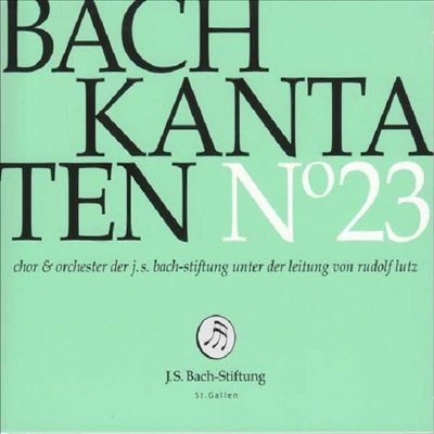 바흐: 칸타타 23집 (Bach: Cantatas Vol.23)(CD) - Rudolf Lutz