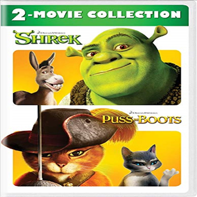 Shrek / Puss In Boots: 2-Movie Collection (슈렉/장화신은 고양이)(지역코드1)(한글무자막)(DVD)