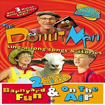 Donut Man - Barnyard Fun &amp; On The Air (도넛맨)(지역코드1)(한글무자막)(DVD)