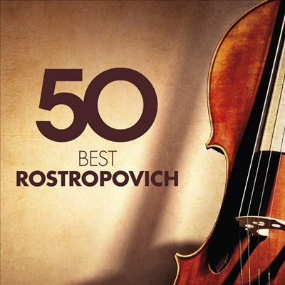 로스트로포비치 베스트 50 (50 Best Rostropovich) (3CD) - Mstislav Rostropovich