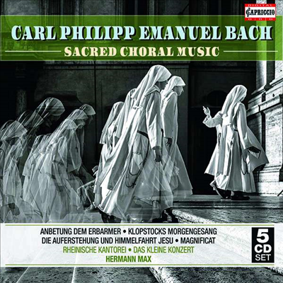 C.P.E.바흐: 종교 합창 작품집 (C.P.E.Bach: Sacred Choral Music) (5CD Boxset) - Hermann Max