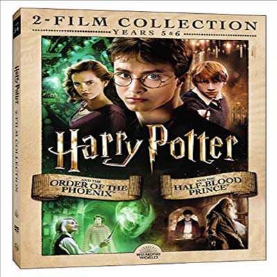 Harry Potter Double Feature: Harry Potter and the Order of the Phoenix / Harry Potter and the Half-Blood Prince (해리 포터와 불사조 기사단/해리 포터와 혼혈 왕자)(지역코드1)(한글무자막)(DVD)