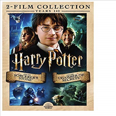 Harry Potter Double Feature: Harry Potter and the Sorcerer's Stone / Harry Potter and the Chamber of Secrets (해리 포터와 마법사의 돌/해리 포터와 비밀의 방)(지역코드1)(한글무자막)(DVD)
