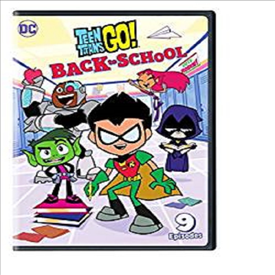 Teen Titans Go: Back To School (틴 타이탄 고! 백 투 스쿨)(지역코드1)(한글무자막)(DVD)