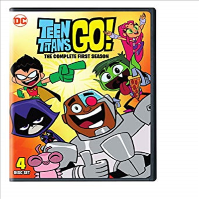 Teen Titans Go!: The Complete First Season (틴 타이탄 고!)(지역코드1)(한글무자막)(DVD)