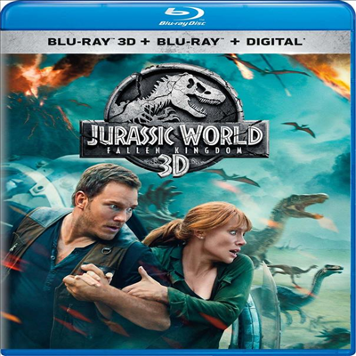 Jurassic World: Fallen Kingdom (쥬라기 월드: 폴른 킹덤) (2018) (한글무자막)(Blu-ray 3D + Blu-ray + Digital)