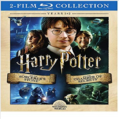 Harry Potter Double Feature: Harry Potter and the Sorcerer's Stone / Harry Potter and the Chamber of Secrets (해리 포터와 마법사의 돌/해리 포터와 비밀의 방)(한글무자막)(Blu-ray)