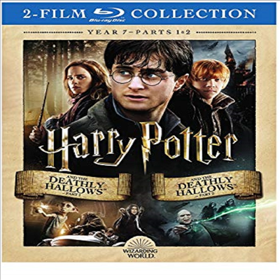 Harry Potter Double Feature: Harry Potter and the Deathly Hallows, Parts 1 &amp; 2 (해리 포터와 죽음의 성물 - 1 &amp; 2)(한글무자막)(Blu-ray)