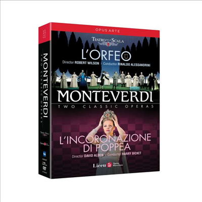 몬테베르디: 포페아의 대관식 (Monteverdi: L&#39;orfeo/L&#39;Incoronazione di Poppea) (한글무자막)(2DVD) - Rinaldo Alessandrini