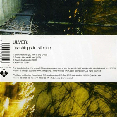 Ulver - Teachings in Silence (CD)