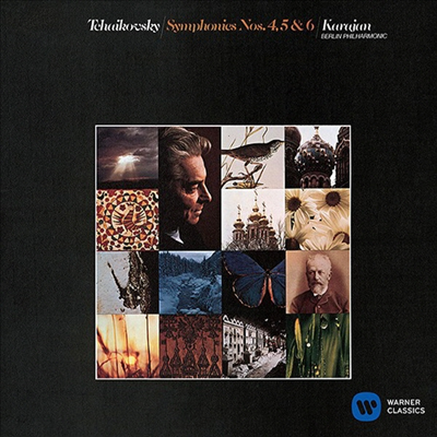 차이코프스키: 교향곡 4, 5, 6번, 드보르작: 교향곡 8번 (Tchaikovsky: Symphonies Nos.4, 5, 6, Dvorak: Symphony No.8) (Ltd. Ed)(Single Layer)(2SACD)(일본반) - Herbert von Karajan