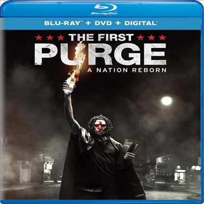 First Purge (더 퍼스트 퍼지) (2018) (한글무자막)(Blu-ray + DVD + Digital)