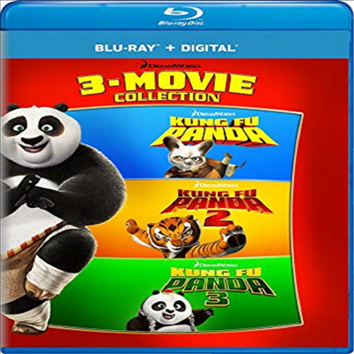 Kung Fu Panda: 3-Movie Collection (쿵푸팬더 컬렉션)(한글무자막)(Blu-ray)