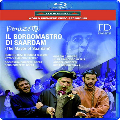 도니제티: 오페라 &#39;자르담의 시장&#39; (Donizetti: Opera &#39;Il Borgomastro di Saardam&#39;) (한글무자막)(Blu-ray) (2018) - Roberto Rizzi Brignoli