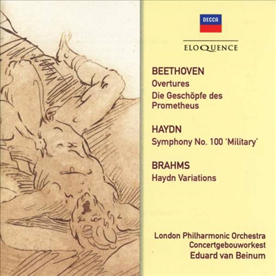 베토벤, 하이든 & 브람스: 관현악 작품집 (Beethoven, Haydn & Brahms: Orchestral Works) (2CD) - Eduard van Beinum