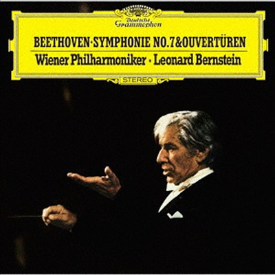 베토벤: 교향곡 7번, 3개의 서곡 (Beethoven: Symphonies No.7, 3 Overtures)(Ltd. Ed)(UHQCD)(일본반) - Leonard Bernstein