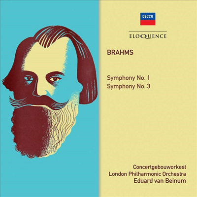 브람스: 교향곡 1 & 3번 (Brahms: Symphonies Nos.1 & 3)(CD) - Eduard van Beinum