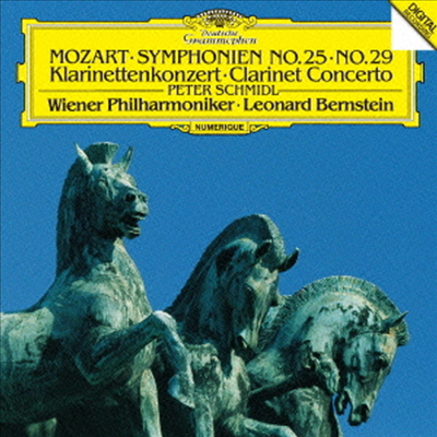 모차르트: 교향곡 25, 29번, 클라리넷 협주곡 (Mozart: Symphonies No.25 &amp; No.29. Clarinet Concerto) (Ltd. Ed)(UHQCD)(일본반) - Leonard Bernstein