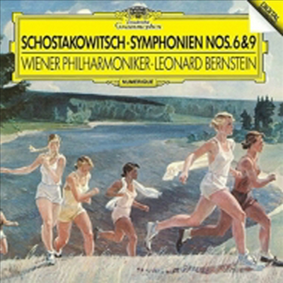 쇼스타코비치: 교향곡 6, 9번 (Shostakovich: Symphonies No.6 & No.9) (Ltd. Ed)(UHQCD)(일본반) - Leonard Bernstein