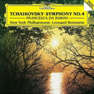 차이코프스키: 교향곡 4번, 프란체스카 다 리미니 (Tchaikovsky: Symphony No.4, Francesca Da Rimini) (Ltd. Ed)(UHQCD)(일본반) - Leonard Bernstein