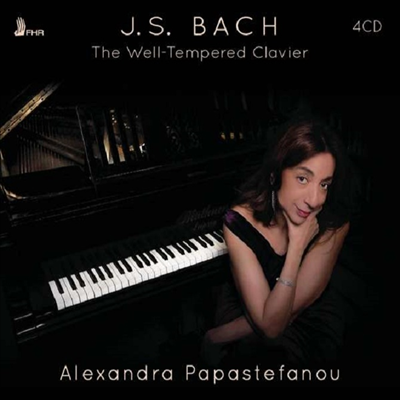 바흐: 평균율 클라비어곡집 전곡 1 & 2권 (Bach: The Well-Tempered Clavier Book 1 & 2) (4CD) - Alexandra Papastefanou