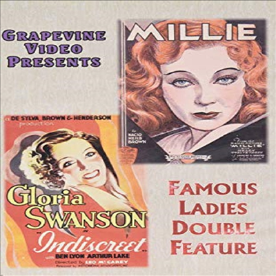 Millie/Indiscreet (1931) (밀리/인디스크릿)(지역코드1)(한글무자막)(DVD)