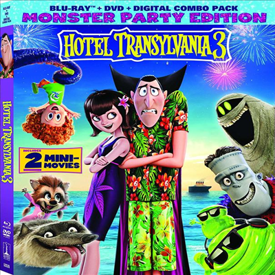 Hotel Transylvania 3: Summer Vacation (몬스터 호텔 3) (2018) (한글무자막)(Blu-ray + DVD + Digital)