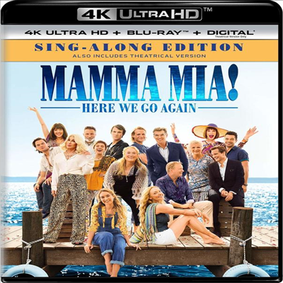 Mamma Mia: Here We Go Again (맘마미아!2) (2018) (한글무자막)(4K Ultra HD + Blu-ray + Digital)