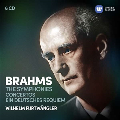 브람스: 교향곡 전집 1 - 4번, 독일레퀴엠 & 협주곡 (Brahms: Complete Symphonies, Ein deutsches Requiem & Concertos) (6CD Boxset) - Wilhelm Furtwangler