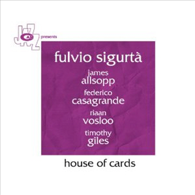 Fulvio Sigurta - House Of Cards (CD)