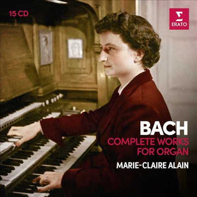 바흐: 오르간 작품집 (Bach: Complete Organ Works) (15CD Boxset) - Marie-Claire Alain