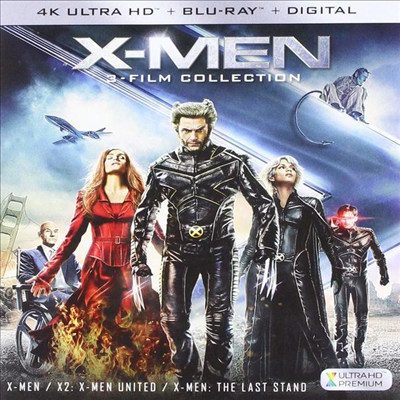 X-Men Trilogy (엑스맨 3부작) (한글무자막)(4K Ultra HD + Blu-ray + Digital)