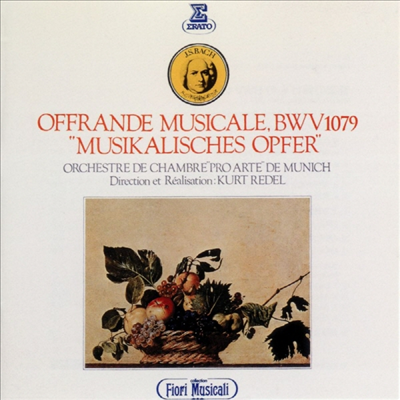 바흐: 음악의 헌정 (Bach: Musikalisches Opfer) (UHQCD)(일본반) - Kurt Redel