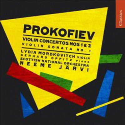 프로코피에프 : 바이올린 협주곡 1, 2번 (Prokofiev : Violin Concerto No.1 & 2)(CD) - Lydia Mordkovitch