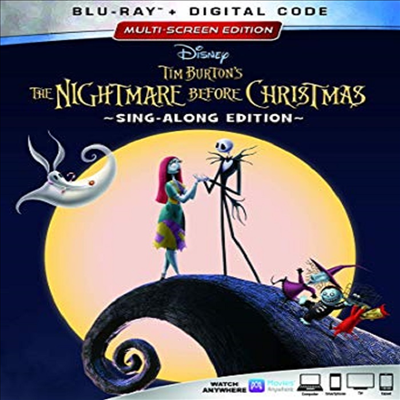 Nightmare Before Christmas: 25th Anniversary (팀 버튼의 크리스마스 악몽)(한글무자막)(Blu-ray)