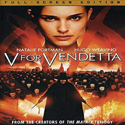 V For Vendetta (브이 포 벤데타)(지역코드1)(한글무자막)(DVD)