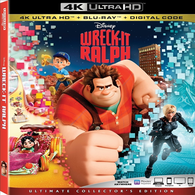 Wreck-It Ralph (주먹왕 랄프) (2012) (한글무자막)(4K Ultra HD + Blu-ray + Digital Code)