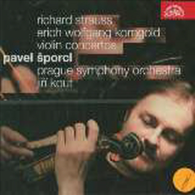 슈트라우스 &amp; 코른골드 : 바이올린 협주곡 (Strauss &amp; Korngold : Violin Concerto)(CD) - Pavel Sporcl